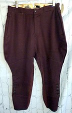 Vintage Wine Red UNISEX 32" Waist JODHPURS Warner Bros RIDING EQUESTRIAN