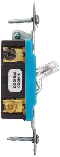 Toggle Pilot Light Switch, 1201-PLC, Clear - Picture 4 of 5