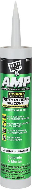 DAP AMP Concrete Sealant, Gray, 9 Oz (7079800764)