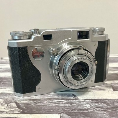 Konica II B Rangefinder 35mm Film Camera Hexar 45mm F3.5 Lens! From Japan