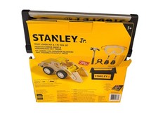 Stanley Jr. 7 Piece Tool Set and Build Your Own Front Loader Kit DAMAGED BOX