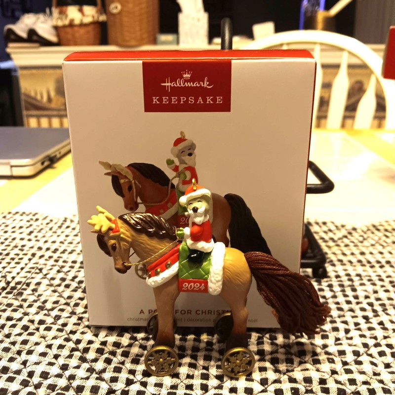 HALLMARK A PONY FOR CHRISTMAS #27 SERIES 2024 CHRISTMAS KEEPSAKE ORNAMENTS