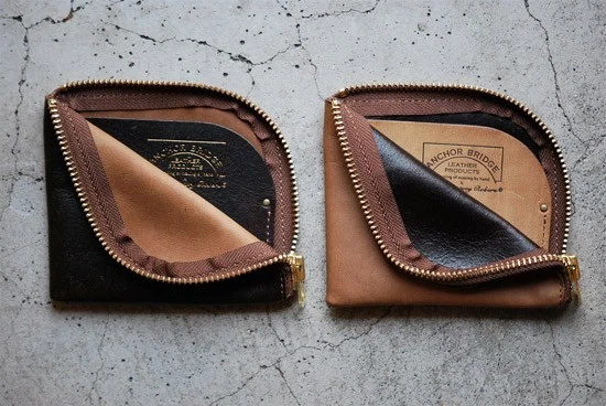 Anchor Bridge x Roberu Zip Wallet Beige Horween Horsehide Leather Shell Cordovan - Image 2 of 4