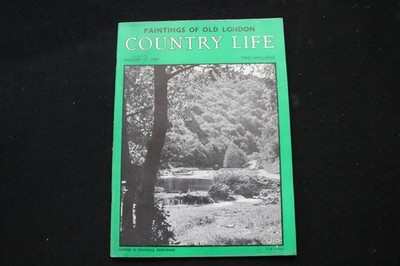 1951 AUGUST 17 COUNTRY LIFE MAGAZINE - PAINTINGS OF OLD LONDON - E 30958