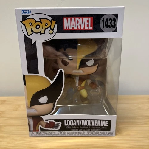 Funko POP! Marvel Comics Split Logan/Wolverine #1433 *Not Mint*