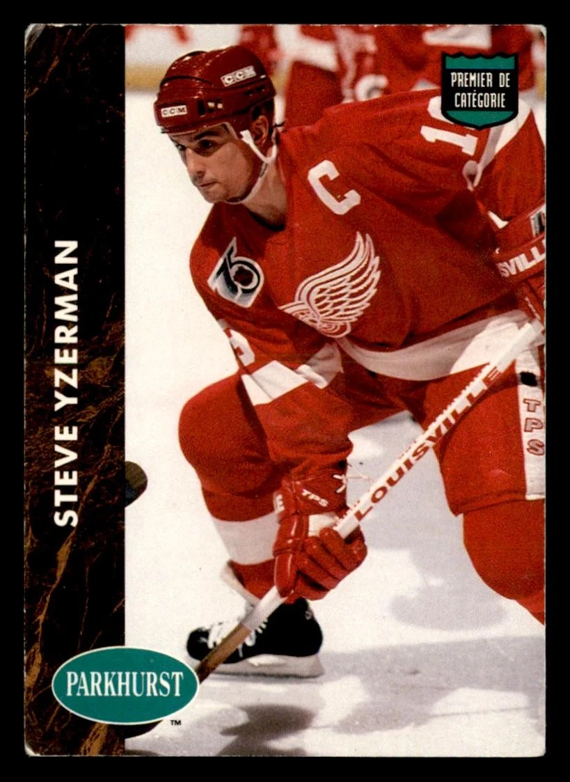 1991-92 Parkhurst #434 Steve Yzerman Detroit Red Wings HOCKEY Card