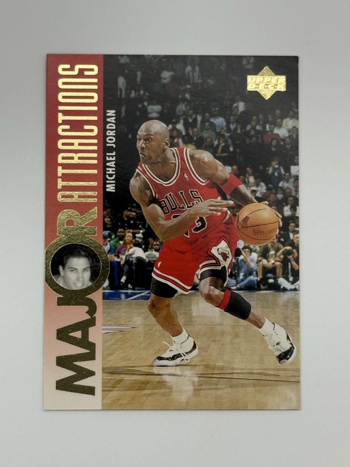 1995-96 Upper Deck Michael Jordan #337 Major Attractions Chicago Bulls