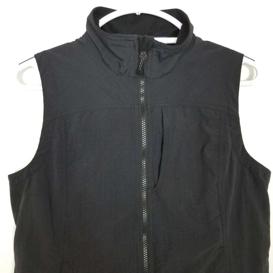 ExOfficio Mujeres FlyQ Chaleco Cremallera Chaqueta Talla M Negro Nylon Aire Libre Senderismo Camping Foto 2 de 4