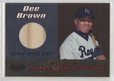 2000 Bowman's Best Locker Room Collection Bats Dee Brown #LRCL-DB 0sg4