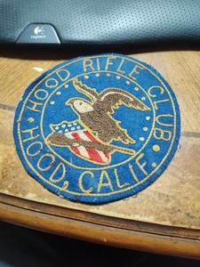 Handmade Hood Rifle Club Hood California Patch 6"
