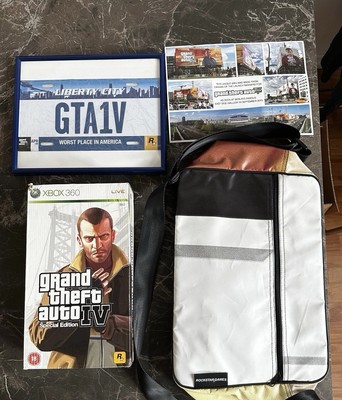 Gta Collectors Edition sehr selten mit Tasche und Kennzeichen von Liberty city