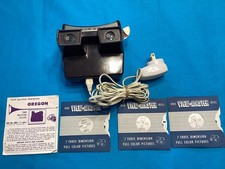 Vtg Sawyer View Master Mod F Stereo Viewer Electric Battery AC/DC Works  Discs