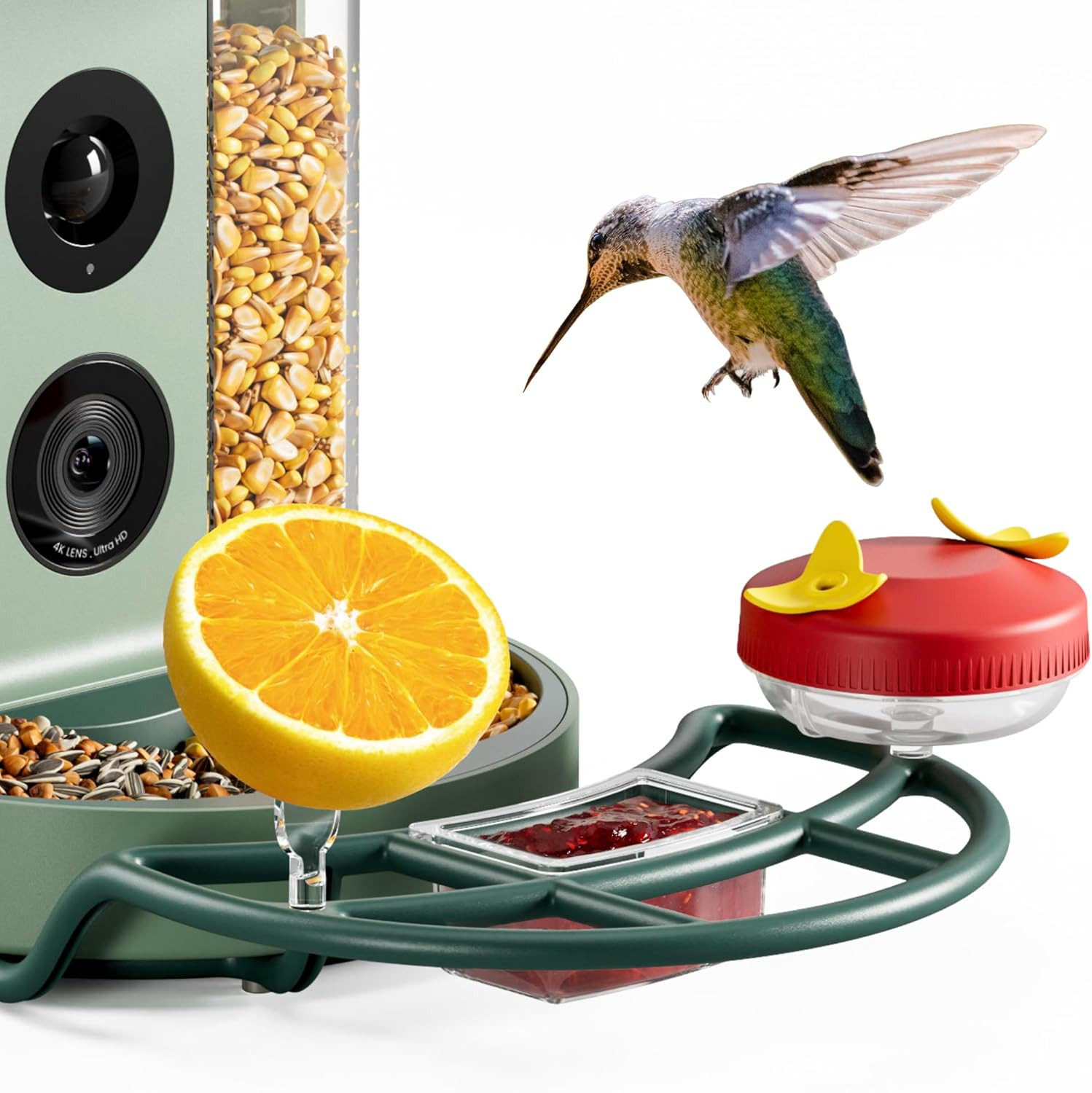 Kit Diy Add-ons Including Mini Hummingbird Feeder, 2