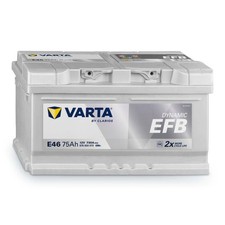 VARTA E46 Autobatterie, 75Ah 12V, Dynamic EFB, 575500073