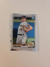 2020 Bowman Draft Chrome Card #BD-101 Aaron Shortridge Pittsburgh Pirates
