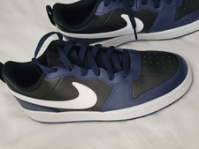 Nike Court Borough Low 2 GS Boys Black/Blue/White US 7Y BQ5448-404