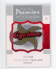 2007-08 O-Pee-Chee Premier Stitchings /199 Cyclone Taylor #PS-CT HOF Patch