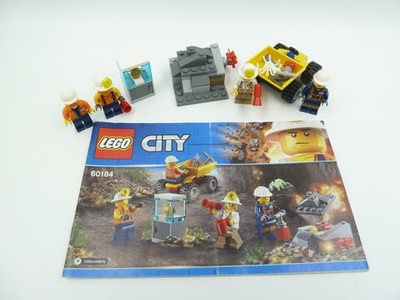Lego 60184 Mining Team | City vollständig + BA Mini Figur Bergbauteam