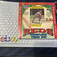 1991 Fleer Tribute- Cincinnati Reds- Team Set 28ct -NIP-Sealed