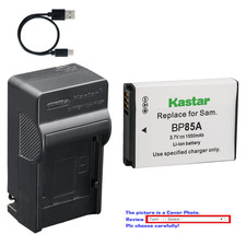 Kastar Battery AC USB-C Charger for Samsung PL210 SH100 ST200 ST200F WB210