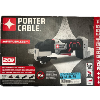 #ad Porter Cable PCCE720B 20V Brushless Oscillating Multi Tool Tool Only NEW IN BOX $68.99