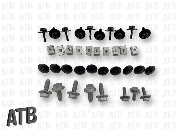 Clips Satz Befestigungssatz Einbausatz Unterfahrschutz FüR VW Golf V Audi A3 8P-image