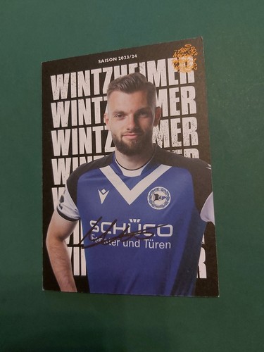 Arminina Bielefeld , M. Wintzheimer , Autogrammkarte, Fussball - Bild 1 von 2