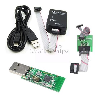 CC Debugger Emulator Programmer CC2531 Sniffer Board+USB Dongle Downloader Cable