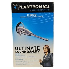 PLANTRONICS CS55 WIRELESS OFFICE NOISE-CANCELING HEADSET SYSTEM COMPLETE SET