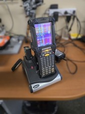 Symbol MC92N0 Mobile Handheld Barcode Scanner with base station