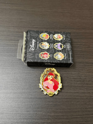 Disney The Little Mermaid Character Portrait Blind Box Enamel Pin - Ariel