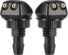2PCS Front Windshield Washer Nozzles, Windshield Wiper Sprayer Nozzle Jet Kit, F