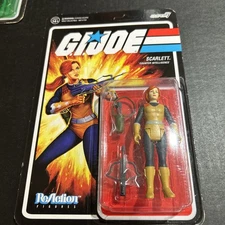 ReAction Super7 G.I. Joe Scarlett Counter Intelligence Action Figure 3.75" New