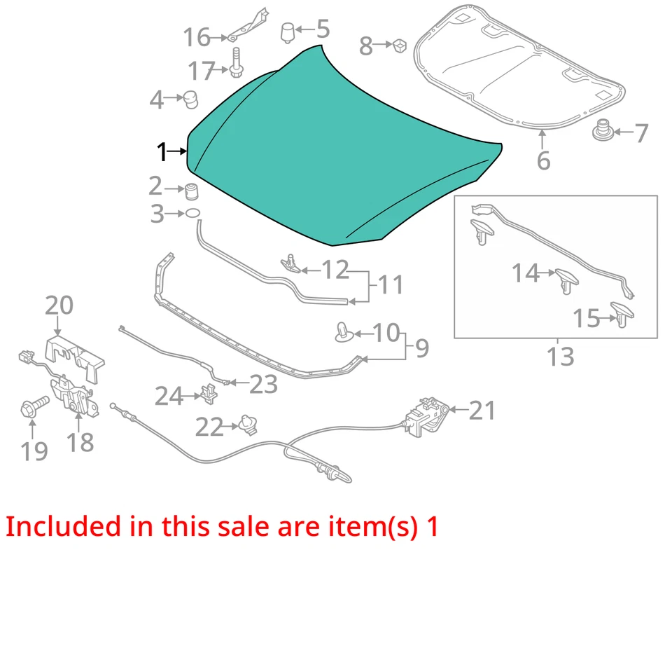 Hood MAZDA 6 14 15 16 17 Foto 2 de 3