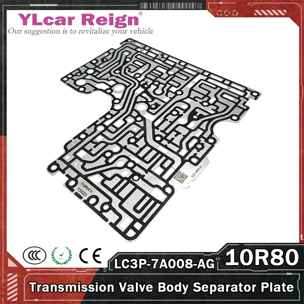 10R80 Auto Transmission Valve Body Separator Plate LC3P7A008AG For