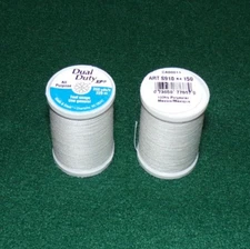 Coats & Clark, Dual Duty All Purp Polyester Thread, 250 yds, Winter White (0150)
