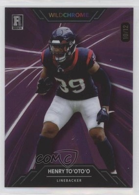 2023 Wildchrome Pro-Look Football Promo 10/12 Henry To'Oto'O Rookie RC 15cb