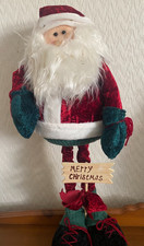 Santa standing figure - Merry Christmas - 22" / 56cm tall
