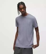 AllSaints Mens Tonic TShirt Crewneck Top SS Casual Designer Cotton Tee AllSaints