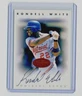 Rondell White 1996 Leaf Signature Series Bronze On Card Autograph Auto Card