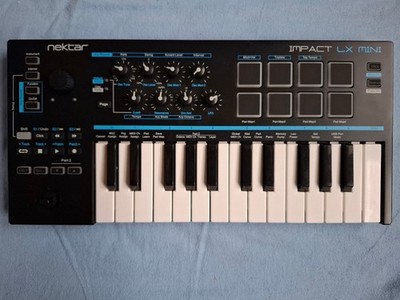USB MIDI Nektar Impact LX Mini Keyboard Controller, Studio, Live, Produce, Musik