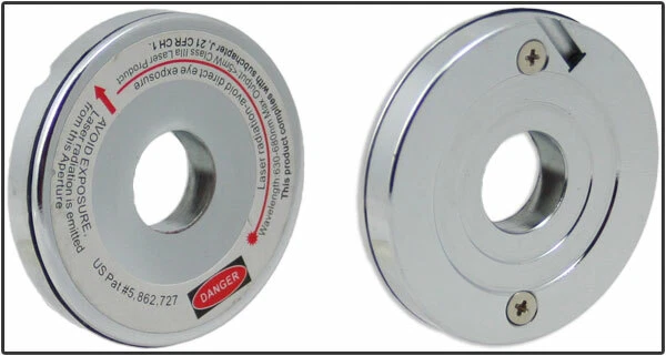 Radial arm shop saw laser guide