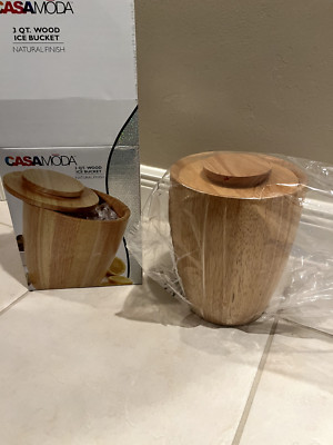 brand new casa moda wood ice bucket