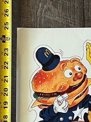 スーパーレア！　1970’s グリマス　ウオールクロック　マクドナルド Vintage 1974 Retro McDonalds Calendar Poster Frys Guys Ham