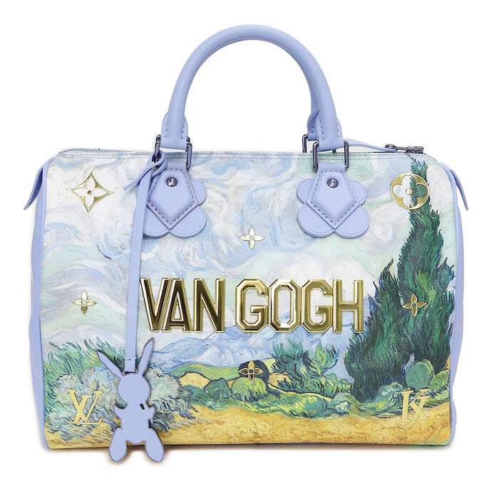 Louis Vuitton, Bags, Louis Vuitton X Jeff Coons Montaigne Mm Van Gogh  Masters Bag