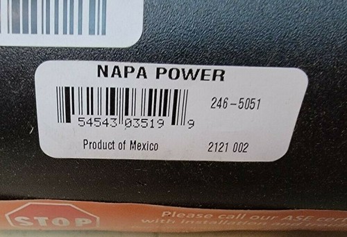 NAPA Power Premium Plus Starter 246-5051 - Picture 8 of 11