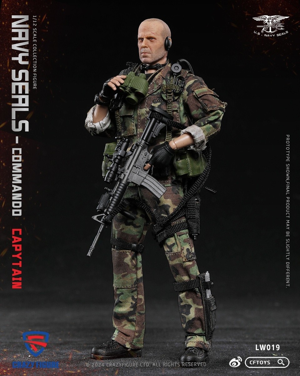 CFTOYS LW019 1/12 Tears of the Sun Commander Waters Male