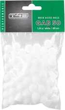 100-Pack .50 Caliber Solid Polymer WHITE Quick Access Balls - T4E Glass Breaking