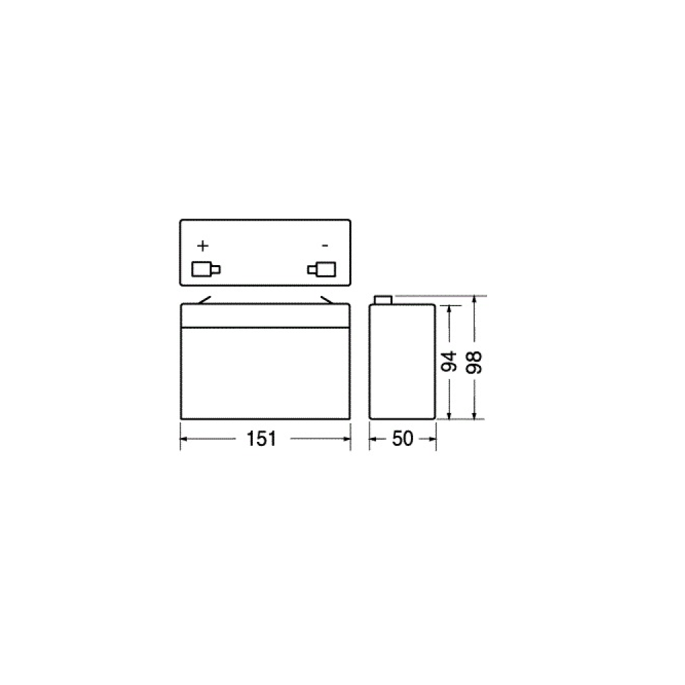 Batteria Al Piombo 6V 1.3AH SKB SK6-1.3 - Foto 8