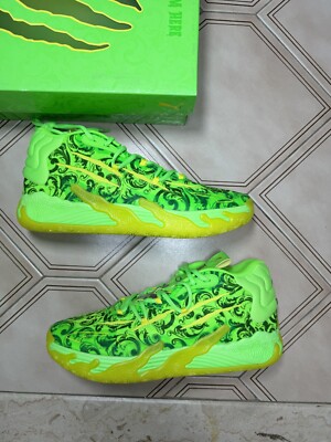 Puma MB.03 La FRANCE RARE GREEN Flour Yellow 379233 01 Size 12